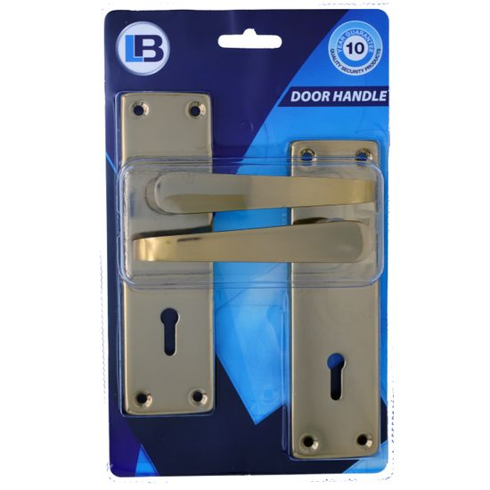 L&b Handle Decorative Victorian Key Solid Brass Straight 6 Inch