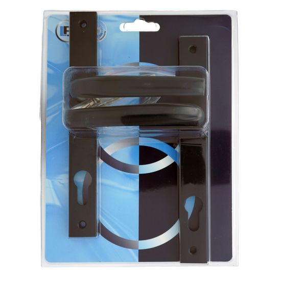 L&b Handle Decorative Aluminium Cylinder Charcoal Straight