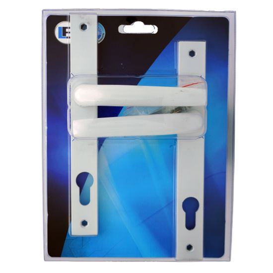 L&b Handle Decorative Aluminium Cylinder White Straight