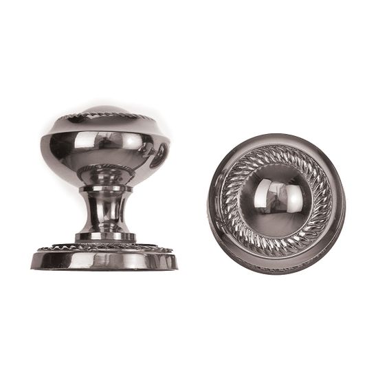 L&b Handle Decorative Georgian Key Solid Brass Satin Nickel Round Knob