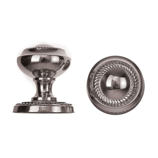L&b Lockset Decorative Georgian 3 Lever Solid Brass Satin Nickel Round Knob