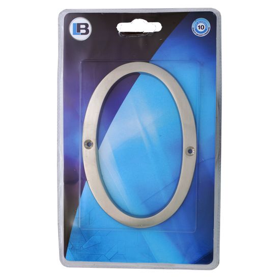 L&b Ironmongery Number 0 Solid Brass Satin Nickel Blister 150mm