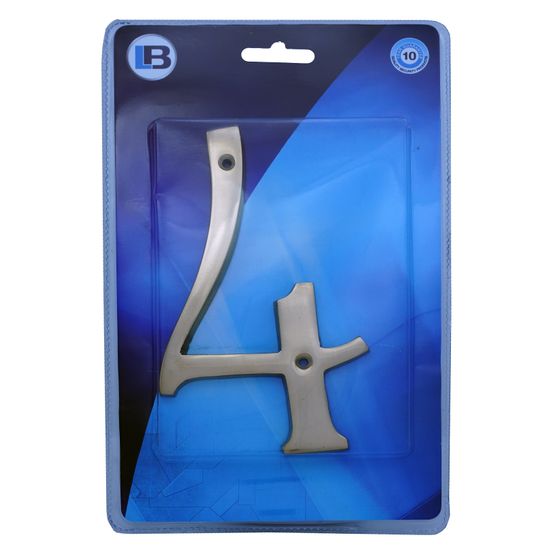 L&b Ironmongery Number 4 Solid Brass Blister 150mm