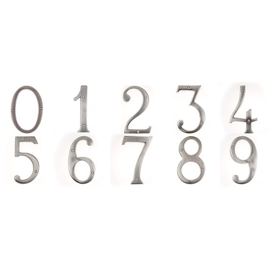 L&b Ironmongery Number 9 Solid Brass Satin Nickel Blister 150mm