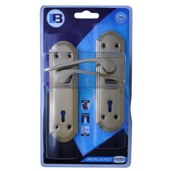 L&b Lockset Decorative Orion 3 Lever Bp Gable