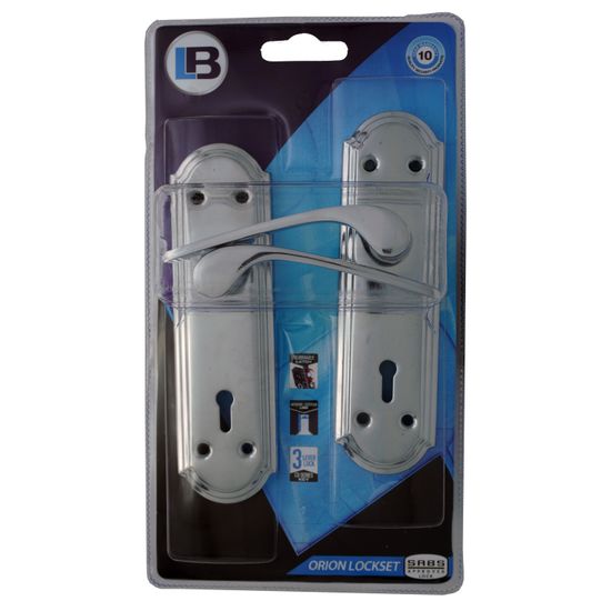 L&b Lockset Decorative Orion 3 Lever Cp Gable