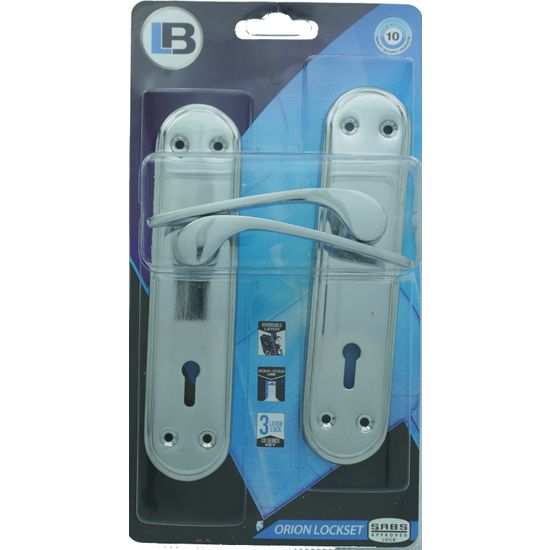 L&b Lockset Decorative Orion 3 Lever Cp Round