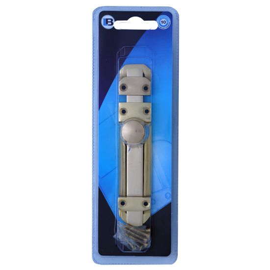L&b Ironmongery Security Bolt Solid Brass Blister 150mm