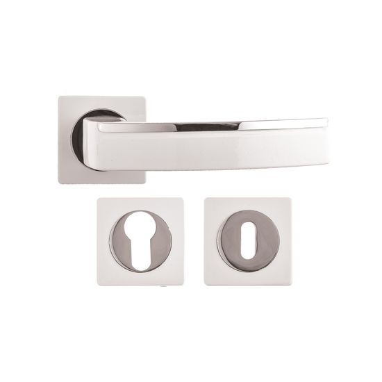 L&b Handle Decorative Style Key White/chrome Blister Dali