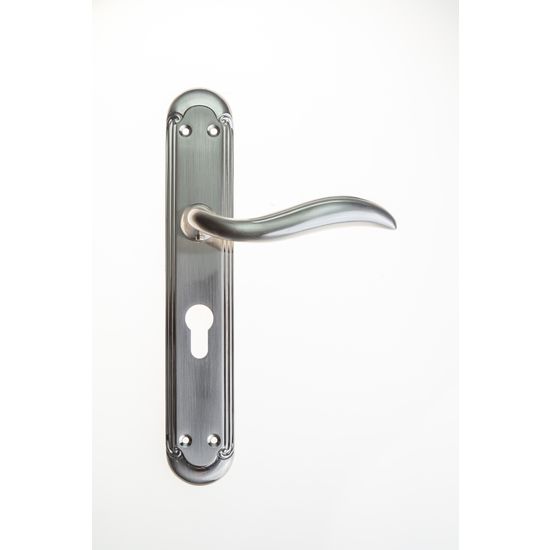 L&b Handle Decorative Style Cylinder Satin Nickel/chrome Blister Botticelli