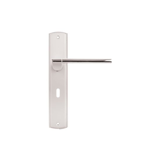 L&b Handle Decorative Style Key White/chrome Blister Donatello