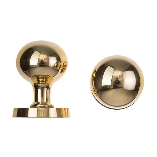 L&b Lockset Decorative Victorian 3 Lever Solid Brass Ball On Rose