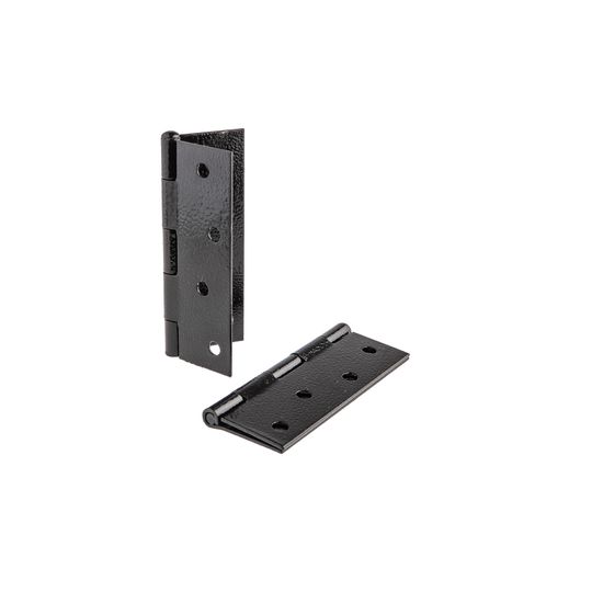 L&b Ironmongery Hinge Butt Black Blister 64x100mm