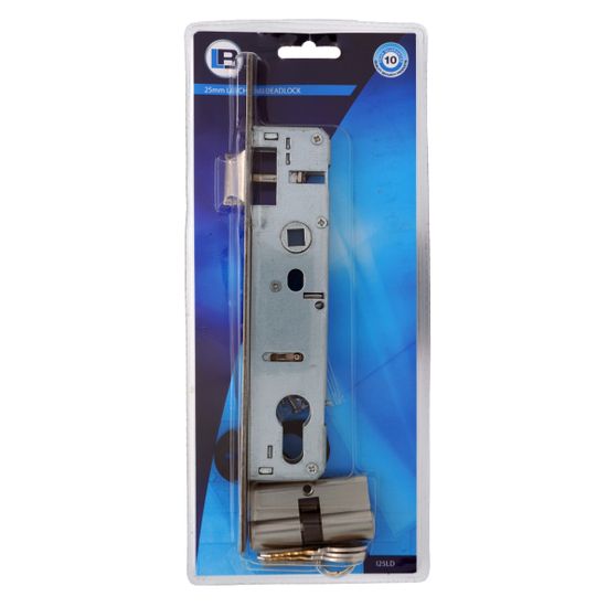 L&b Lock Aluminium Latch And Deadlock Cylinder 25mm