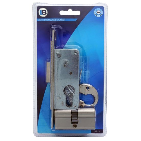 L&b Lock Security Gate Latch Cylinder 25mm