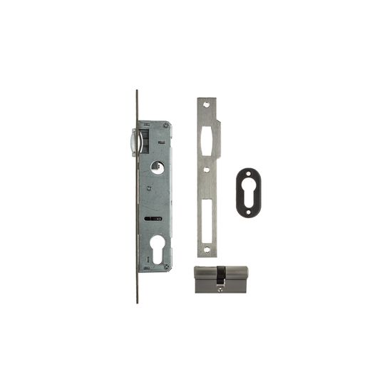 L&b Lock Aluminium Roller Bolt And Deadlock Cylinder 25mm