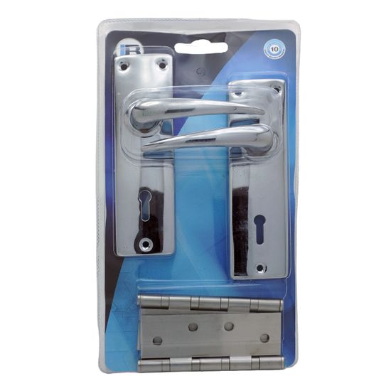 L&b Lockset Mortise Aztec 2 Lever W/stainless Steel Hinge Sabs