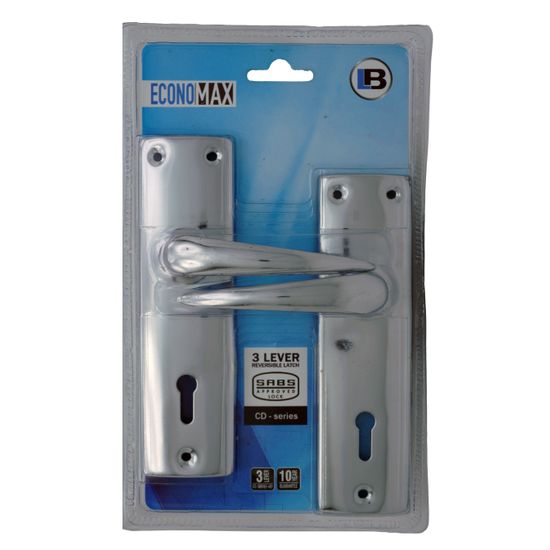 L&b Lockset Mortise Economax 3 Lever Sabs