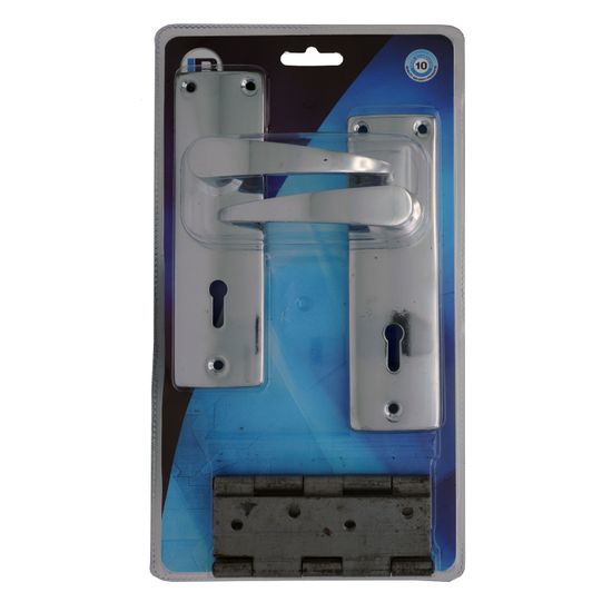 L&b Lockset Mortise Aztec 3 Lever With Hinge Sabs