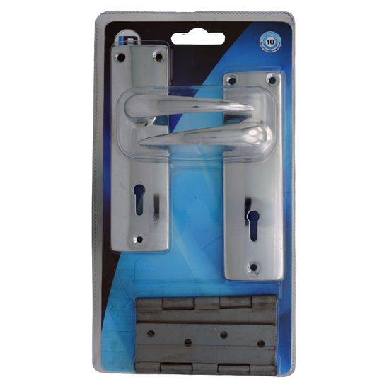 L&b Lockset Mortise Aztec 4 Lever With Hinge Sabs