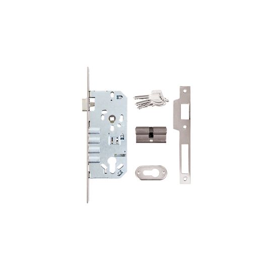 L&b Mcm Latch 4 Pin Deadlock Cylinder Nickel Blister 50mm