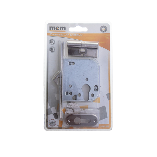 L&b Mcm Hook Lock Cylinder Nickel Blister 50mm