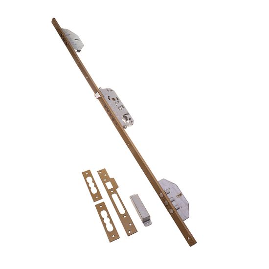 L&b Mcm Latch 3 Point Lock Cylinder Brass Blister 1mtr