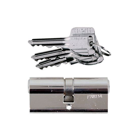 L&b Mcm Euro Profile Cylinderinder Nickel Blister 70mm