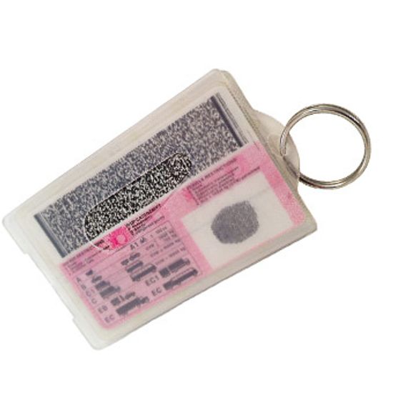 L&b Key Accessories Licence Card Holder With 25mm Keyring