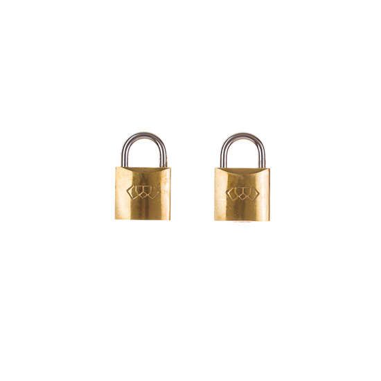 L&b Padlock Double Link Keyed Alike Brass Duo 20mm