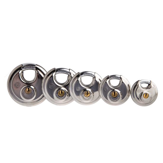 L&b Padlock Discus Stainless Steel 80mm