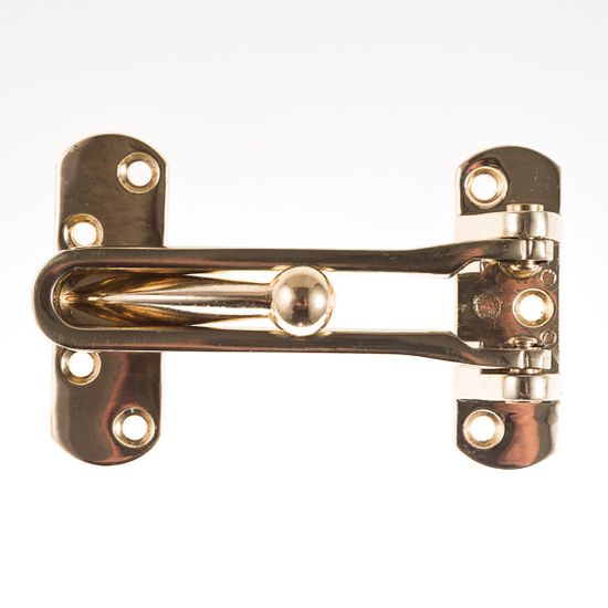 L&b Ironmongery Door Guard Wishbone Brass