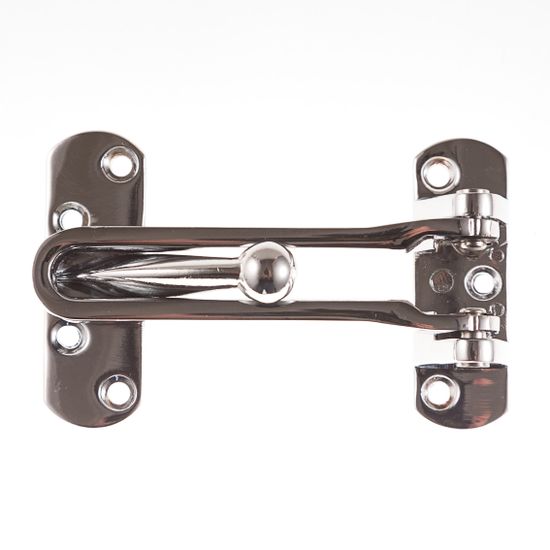 L&b Ironmongery Door Guard Wishbone Nickel