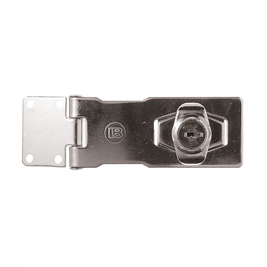 L&b Lock Hasp Lockeyed Alikeble 100mm