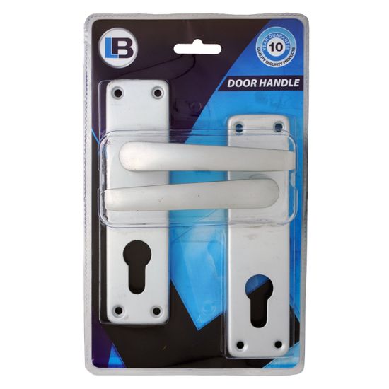 L&b Handle Mortise Cylinderinder Aluminium Blister