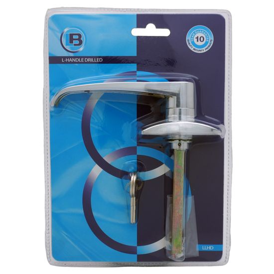 L&b Lock Garage L Handle Drilled
