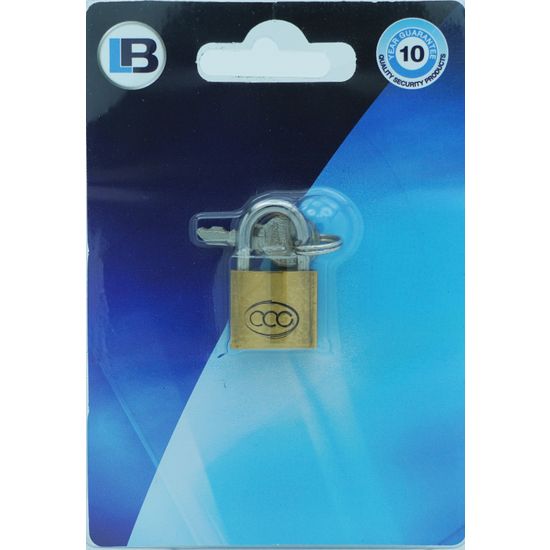L&b Padlock Economax Standard Brass 20mm