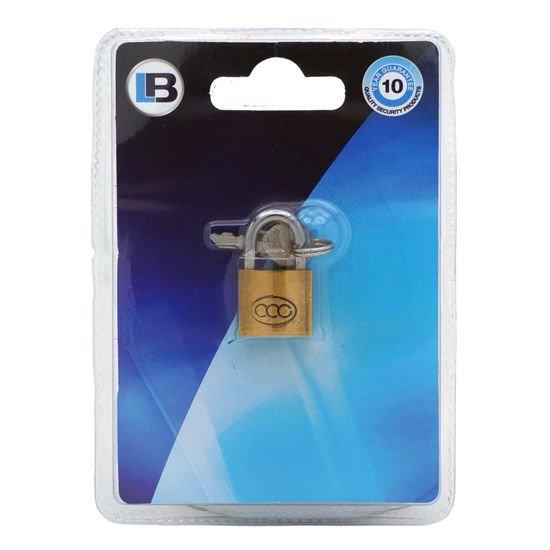 L&b Padlock Economax Standard Brass 20mm