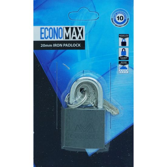 L&b Padlock Economax Standard Iron 20mm