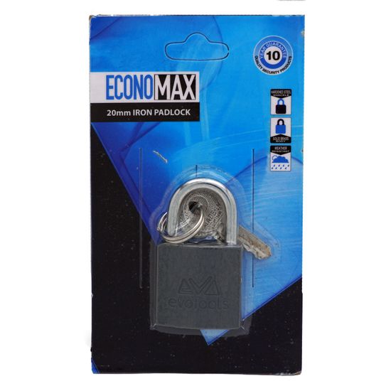 L&b Padlock Economax Standard Iron 20mm