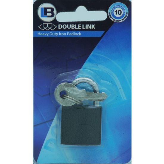 L&b Padlock Double Link Standard Iron 25mm