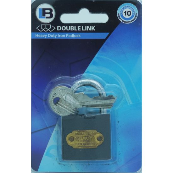 L&b Padlock Double Link Standard Iron 32mm