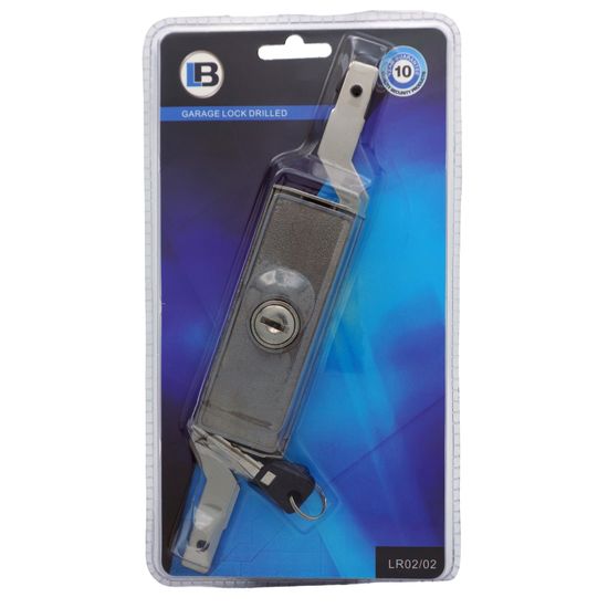 L&b Lock Garage Ro2 Drilled Roller Shutter