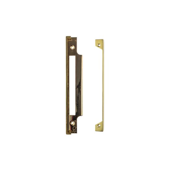 L&b Ironmongery Rebate Kit Brass Blister Long