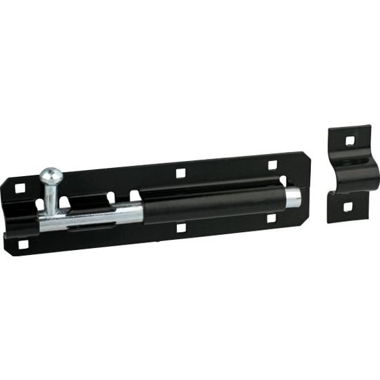Barrel Bolt Black Japan Straight 100mm (1)
