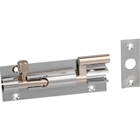 Barrel Bolt Chrome Plated Neck 50mm (1)