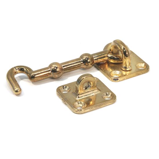Cabin Hook Brass Plated 200mm (1)