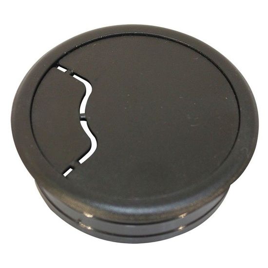 Cable Outlet Plastic Black (1)
