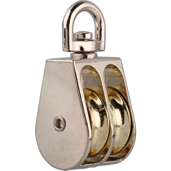 Pulley Swivel Double Nickle Plated 25mm (1)