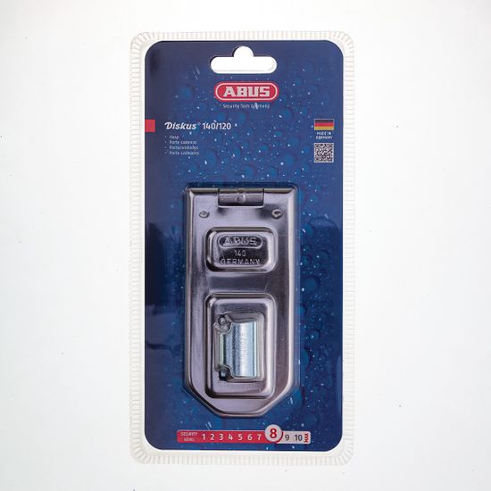 L&b Hasp+staple Abus 120mm Discus Blister